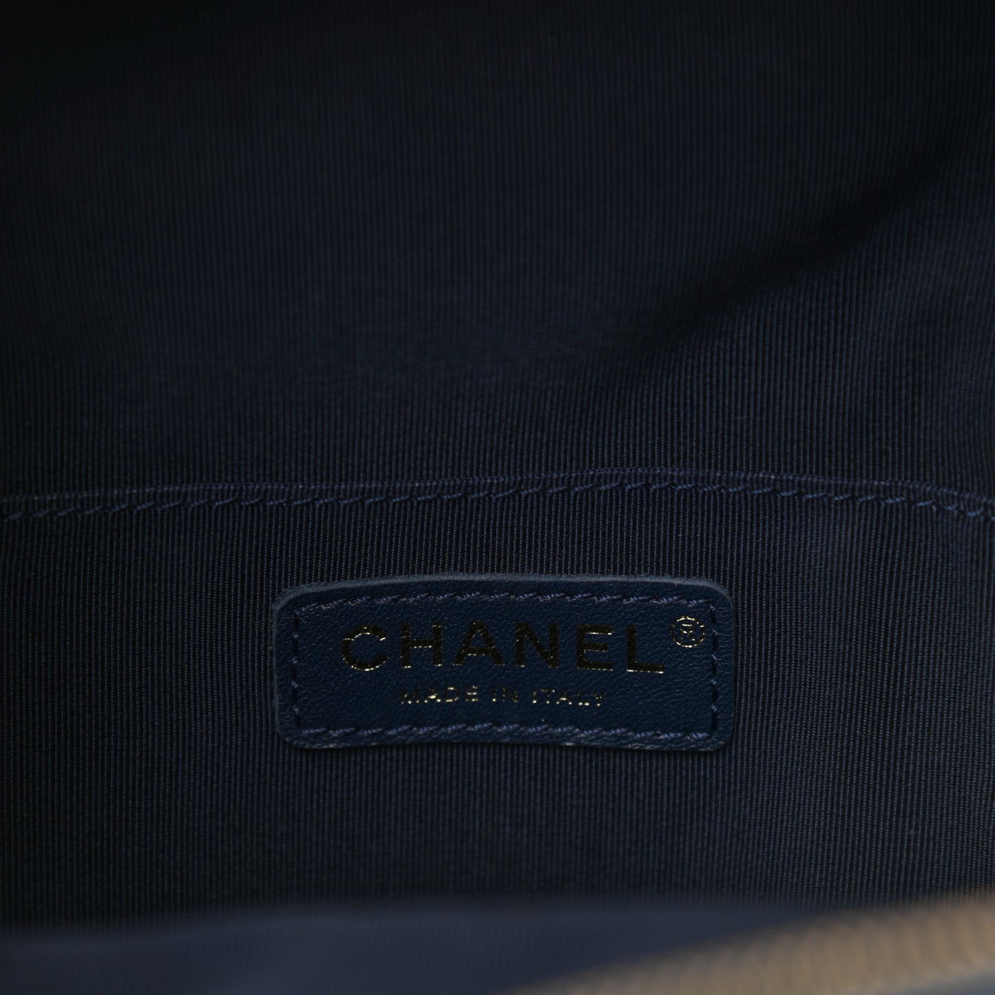Tweed Front Pocket Backpack Navy