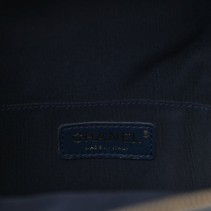 Chanel Tweed Front Pocket Backpack Navy 6 of 8