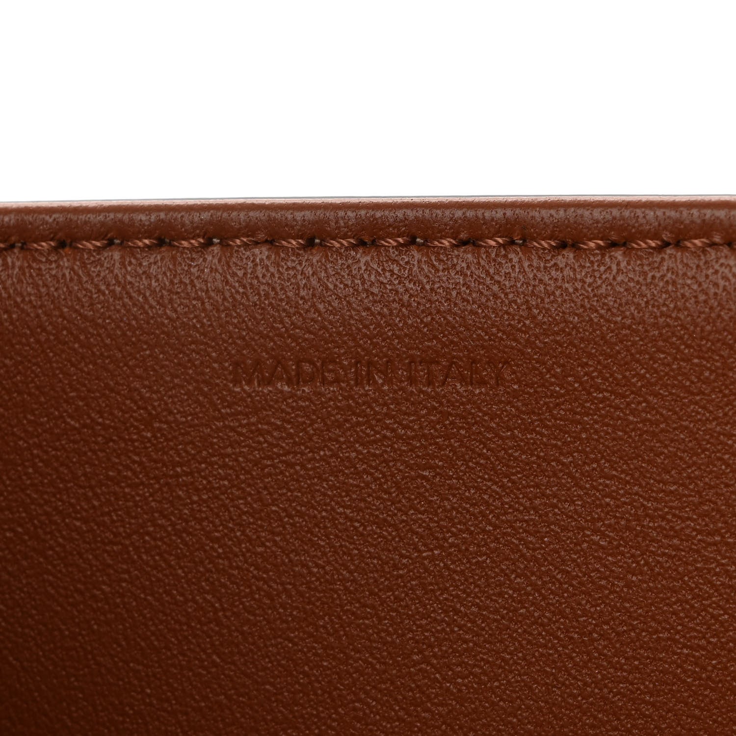 Celine Triomphe Canvas Calfskin Medium Triomphe Bag Tan 9 of 13