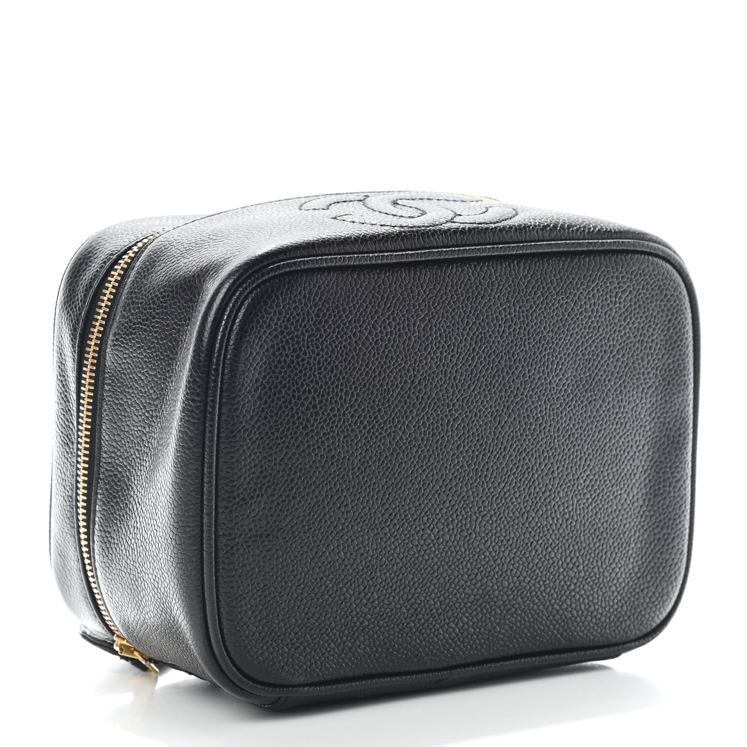 Chanel Caviar Vanity Cosmetic Case Black 4 of 7