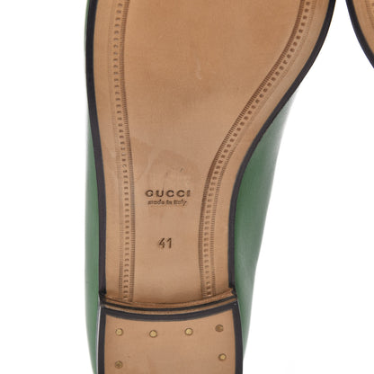 Gucci Malaga Kid Womens Jordaan Loafers 41 New Shamarock 11 of 20