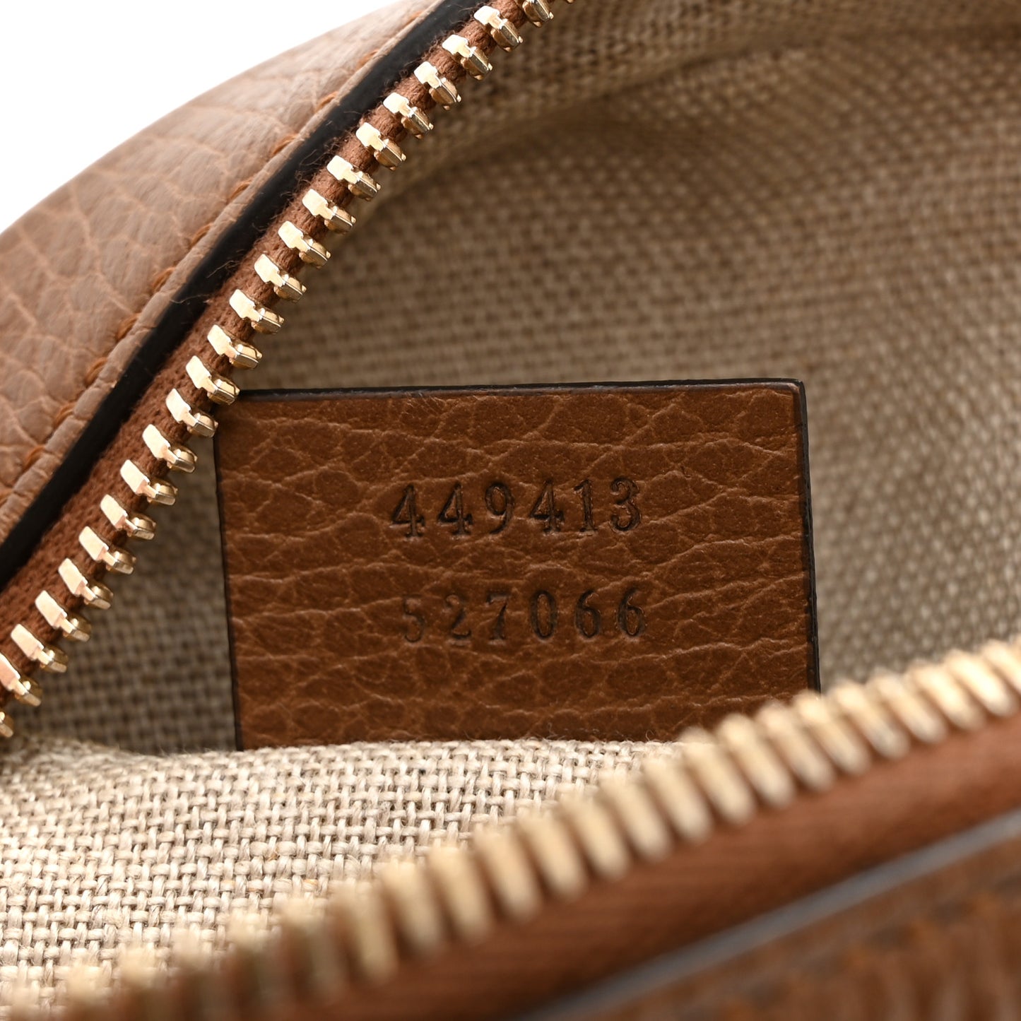 Monogram Mini Bree Messenger Bag Beige Tabacco