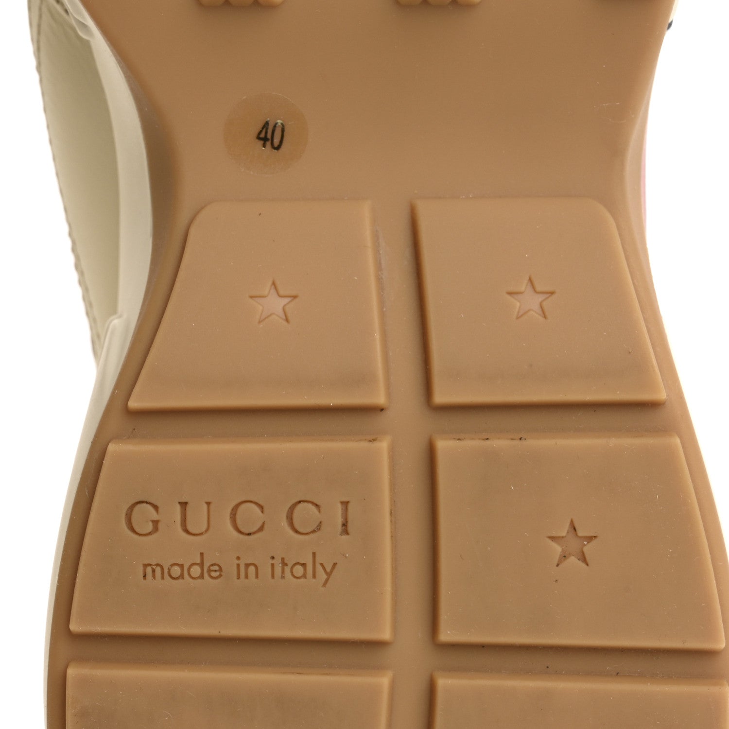 Gucci X DISNEY Calfskin Mickey Mouse Womens Rhyton Sneakers 40 Ivory 8 of 14