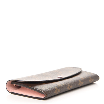Louis Vuitton Monogram Emilie Wallet Rose Ballerine 4 of 7