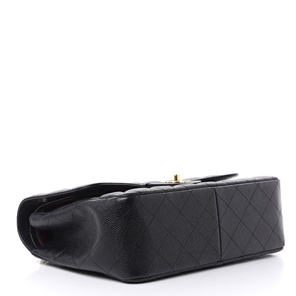 Chanel Caviar Quilted Jumbo Double Flap Black 4 of 11