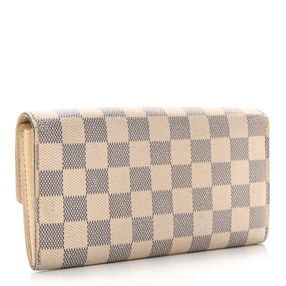 Louis Vuitton Damier Azur Sarah Wallet 3 of 12