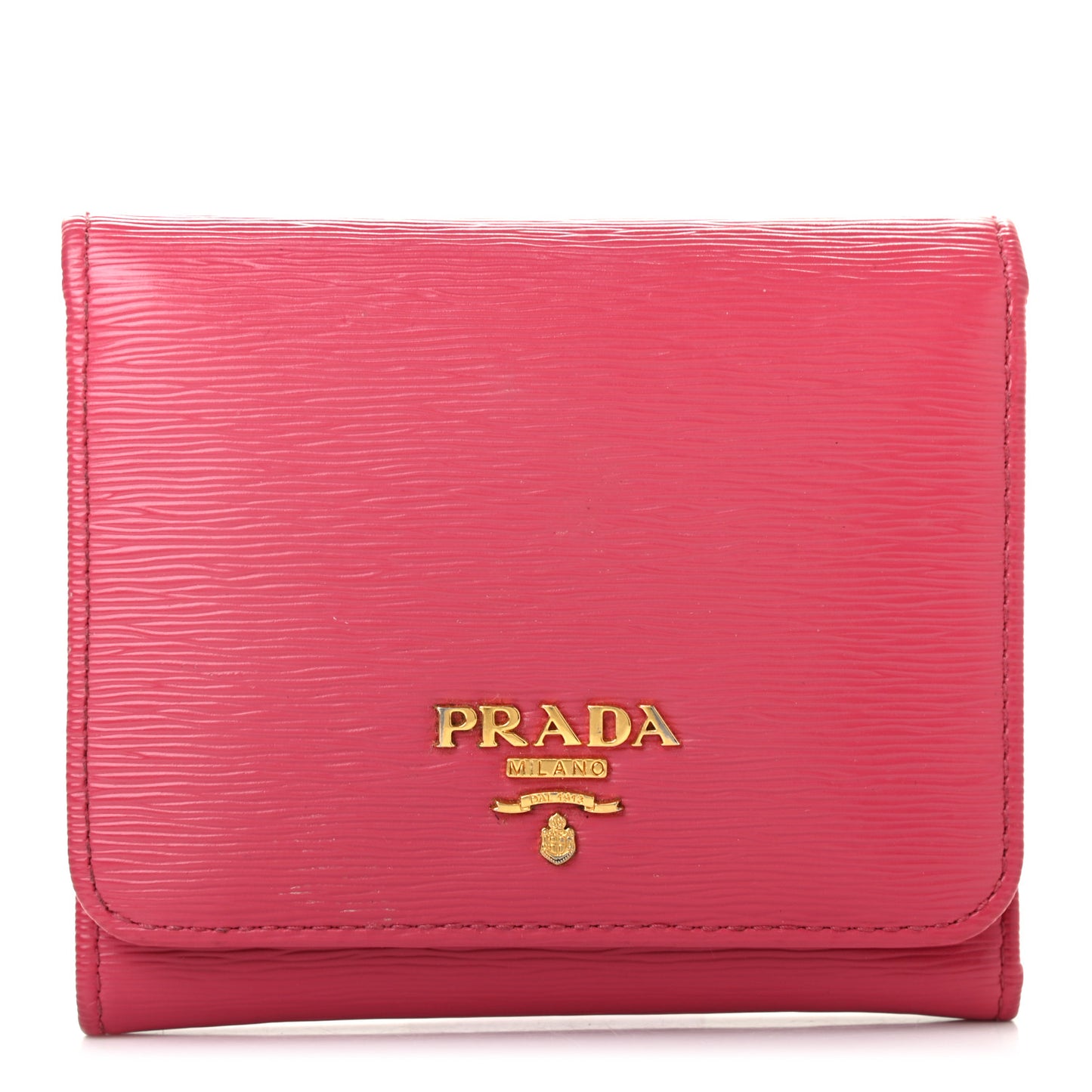 Vitello Move Tri-Fold Compact Wallet Peonia
