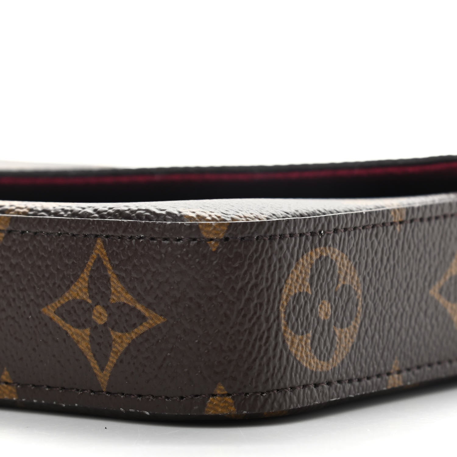 Louis Vuitton Monogram Pochette Felicie Chain Wallet Fuchsia 11 of 14