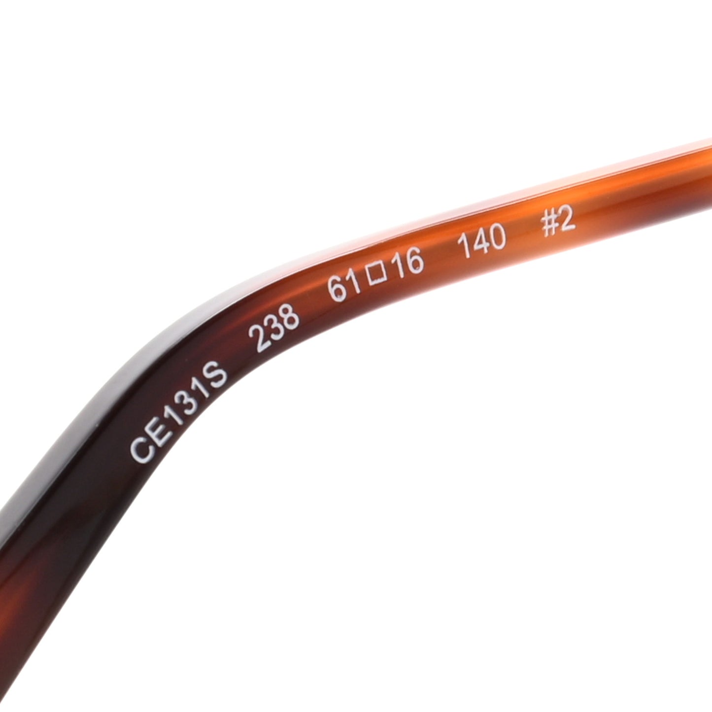 Metal Poppy Love Heart Sunglasses CE131S Havana Rose