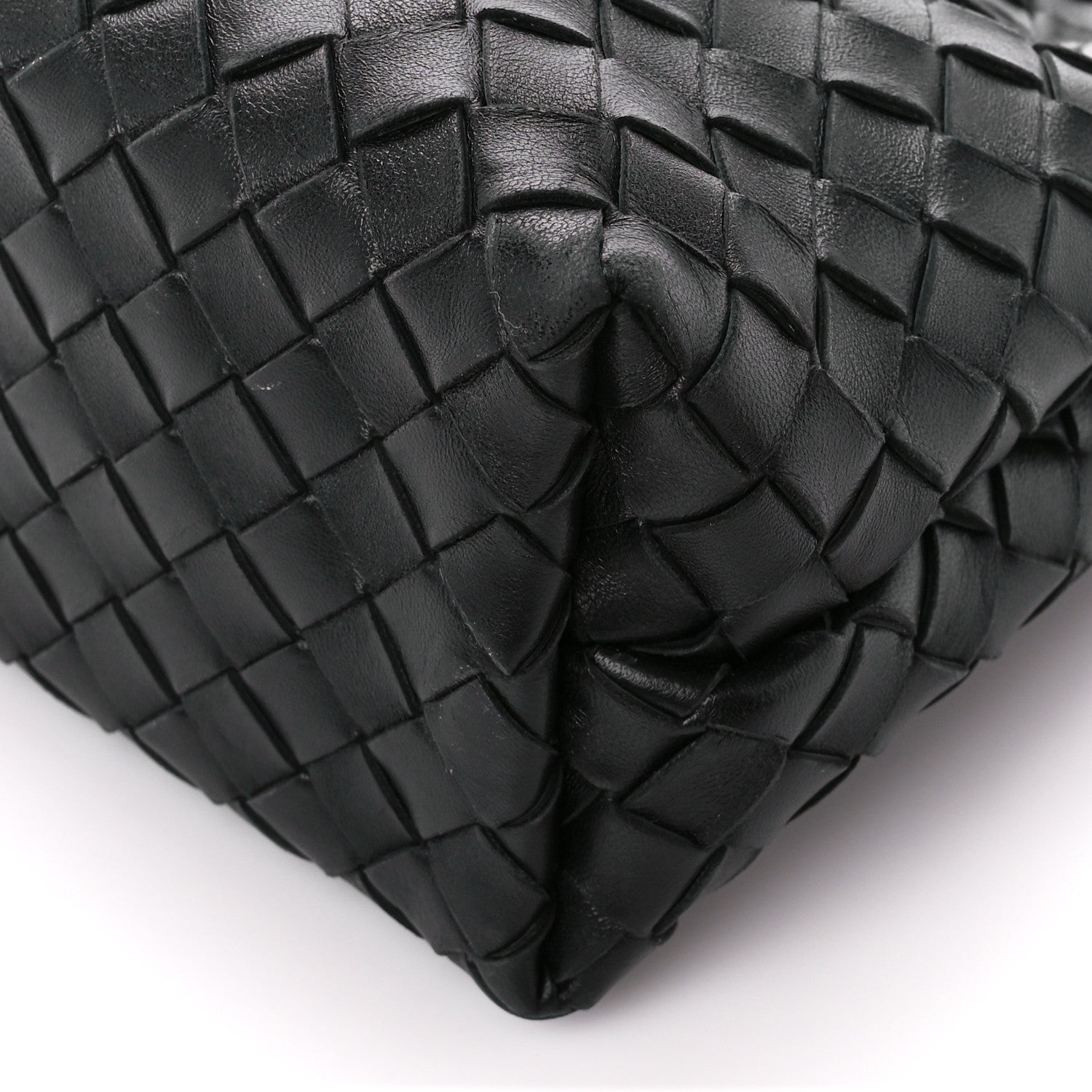Bottega Veneta Nappa Intrecciato Small Andiamo Shoulder Bag Black 9 of 9