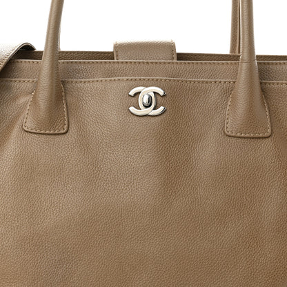 Chanel Calfskin Cerf Executive Shopper Tote Light Brown 8 of 12