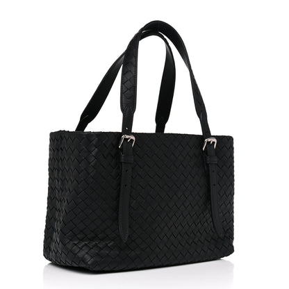 Bottega Veneta Nappa Intrecciato Mini Cesta Tote Black 3 of 9