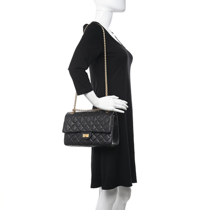 Chanel Aged Calfskin Quilted 2.55 Reissue 226 Flap Black 2 of 12