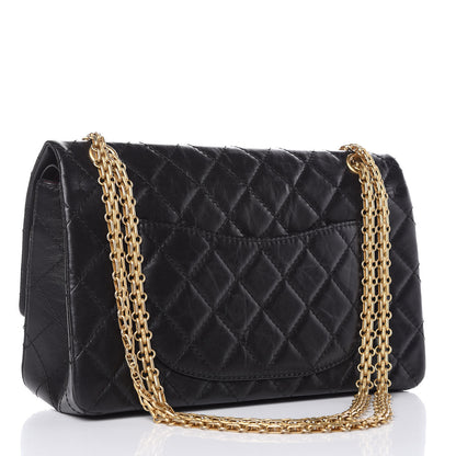 Chanel Aged Calfskin Quilted 2.55 Reissue 226 Flap Black 3 of 10