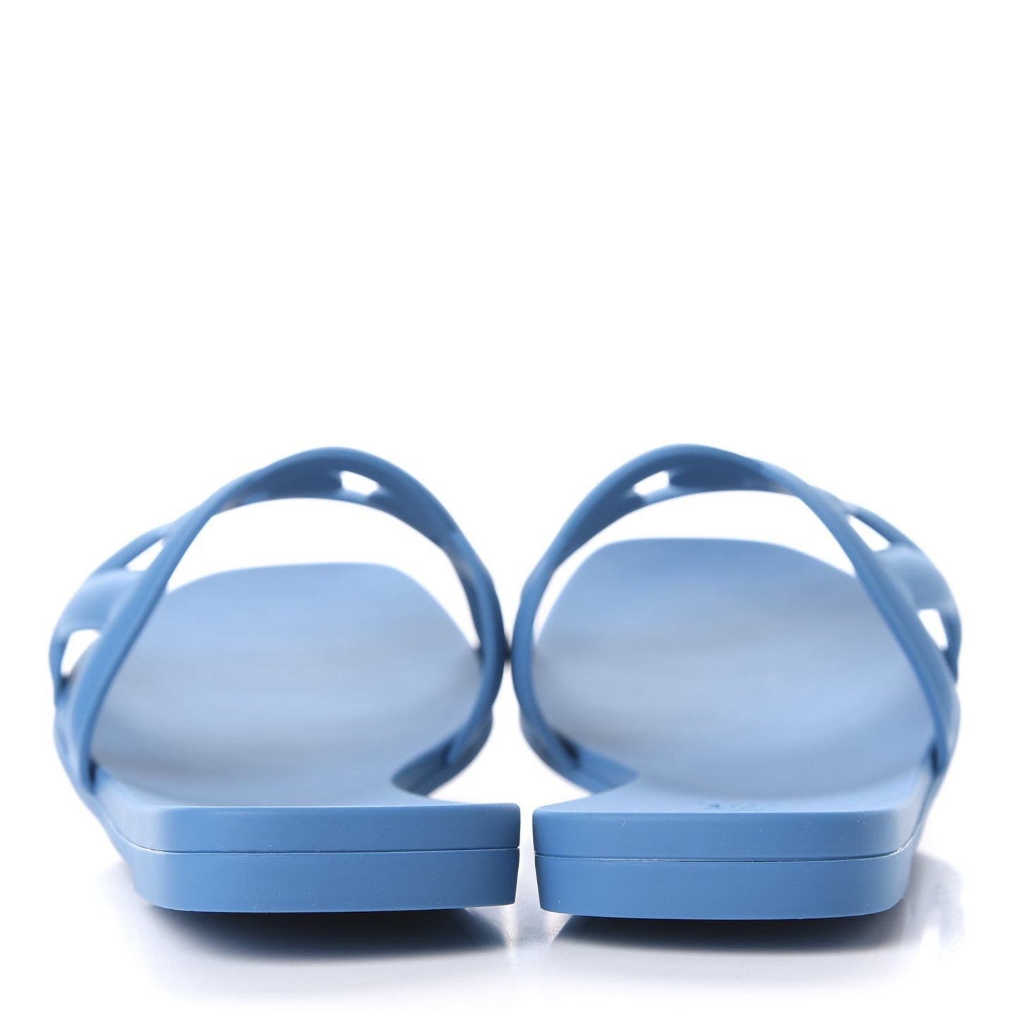 Rubber Aloha Sandals 38 Blue Vif