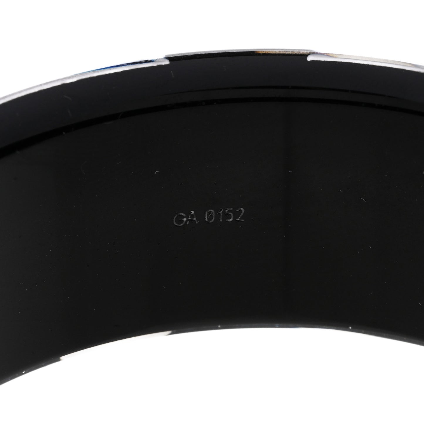 X Yayoi Kusama Infinity Dots Wide Bangle Bracelet Black White