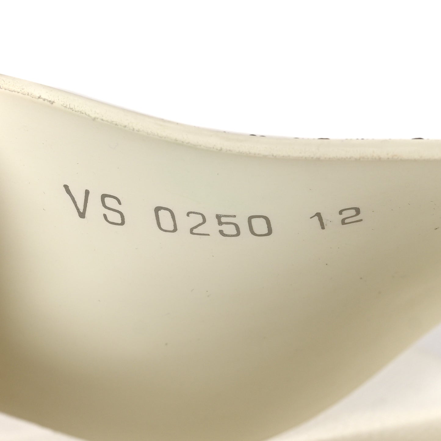 Iridescent Rubber Monogram Mens Waterfront Mules 12 White