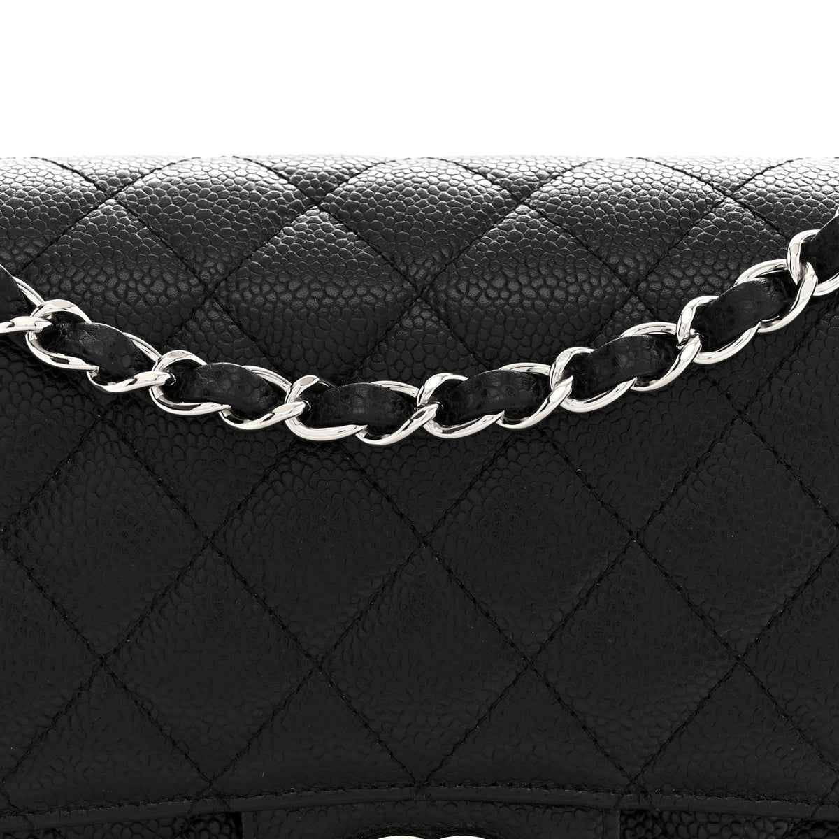 Chanel Caviar Quilted Medium Double Flap Black 8 of 11