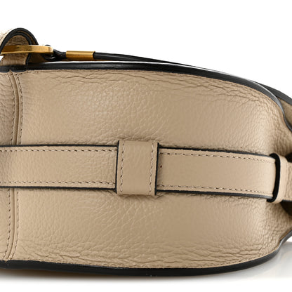 Chloe Grained Calfskin Mini Marcie Saddle Bag Root Beige 10 of 12