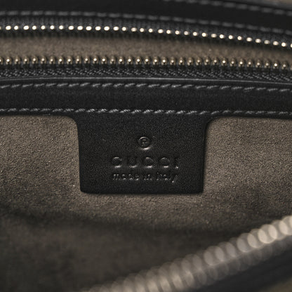 Gucci GG Supreme Monogram Signature Messenger Bag Black 6 of 11