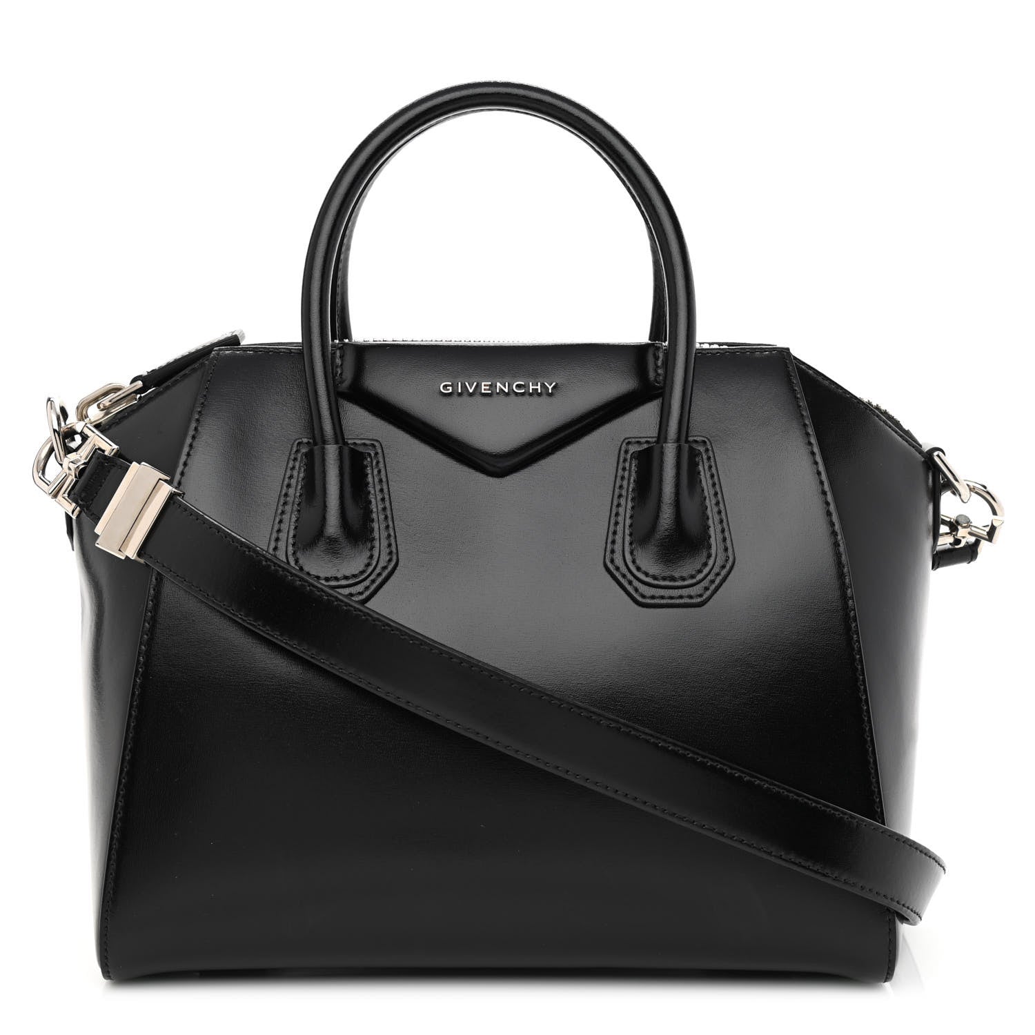 Givenchy Shiny Lord Calfskin Small Antigona Black 1 of 10