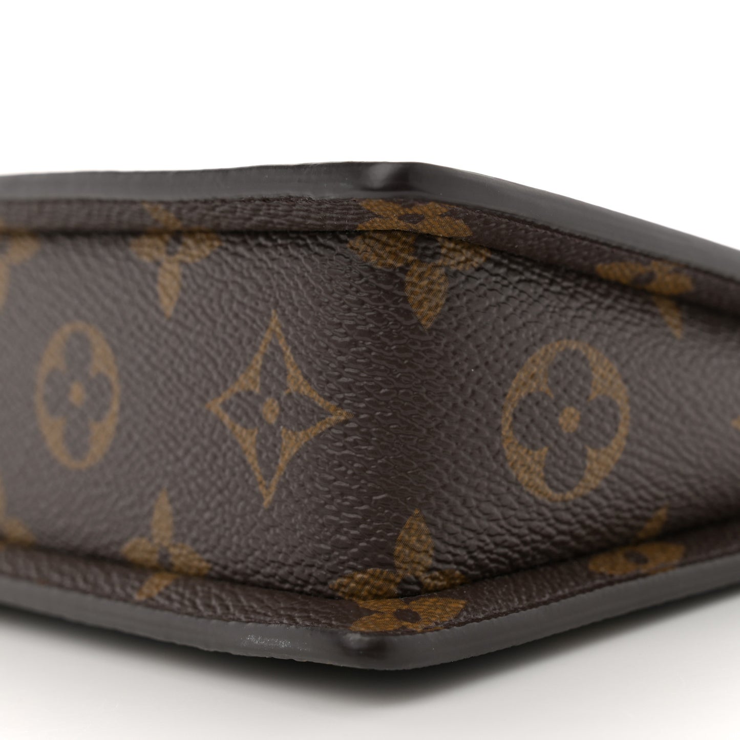Monogram Calfskin Embossed Lexington Pouch Blue Green