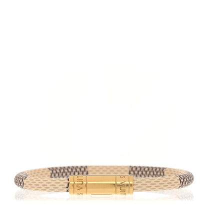 Louis Vuitton Damier Azur Keep It Bracelet 17 1 of 5