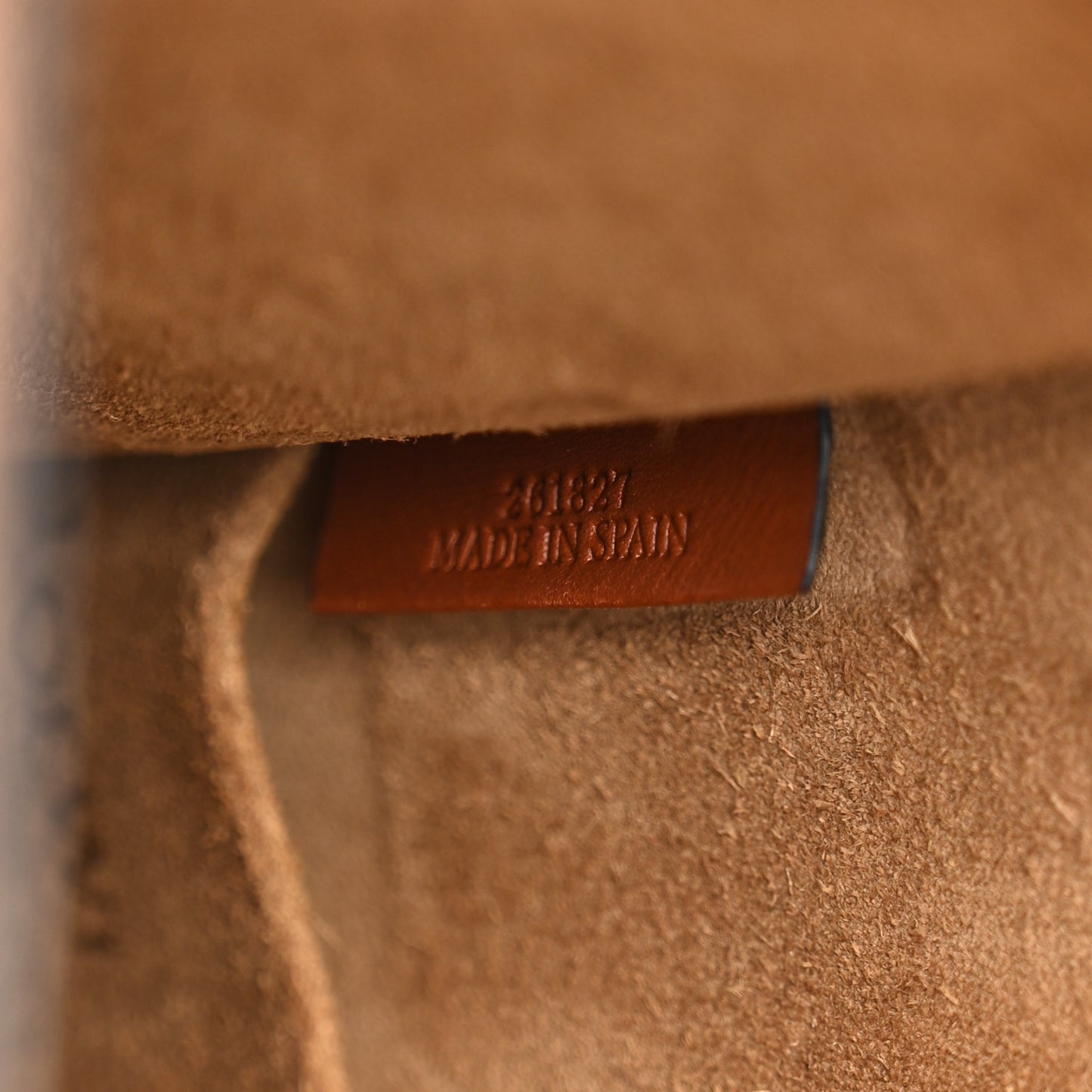 Calfskin Gate Bucket Bag Light Caramel