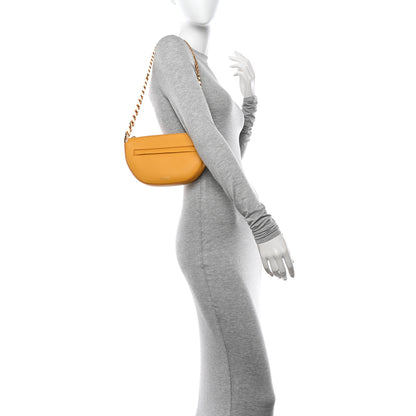 Burberry Calfskin Mini Olympia Chain Shoulder Bag Marigold 3 of 10