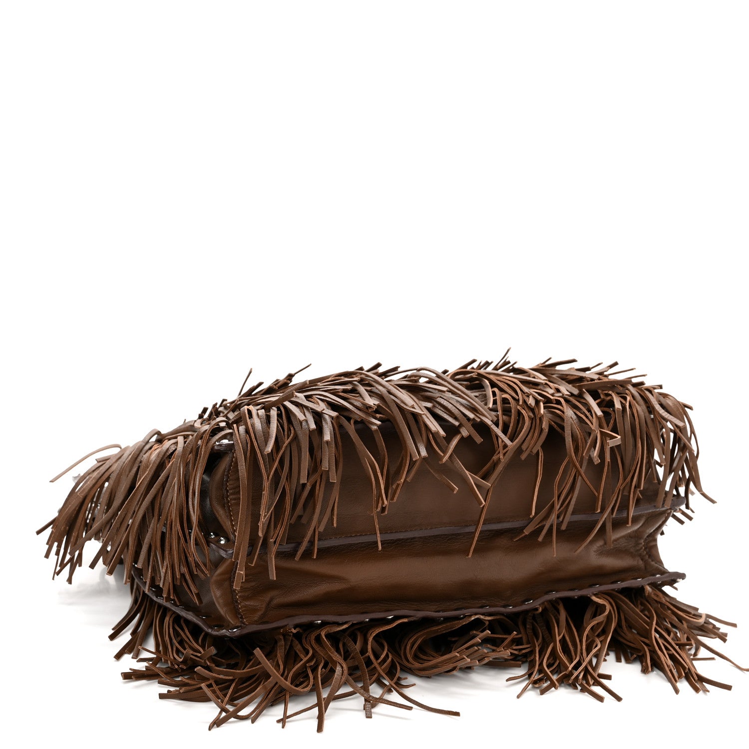 Prada Nappa Fringe Shopping Tote Noce 4 of 11