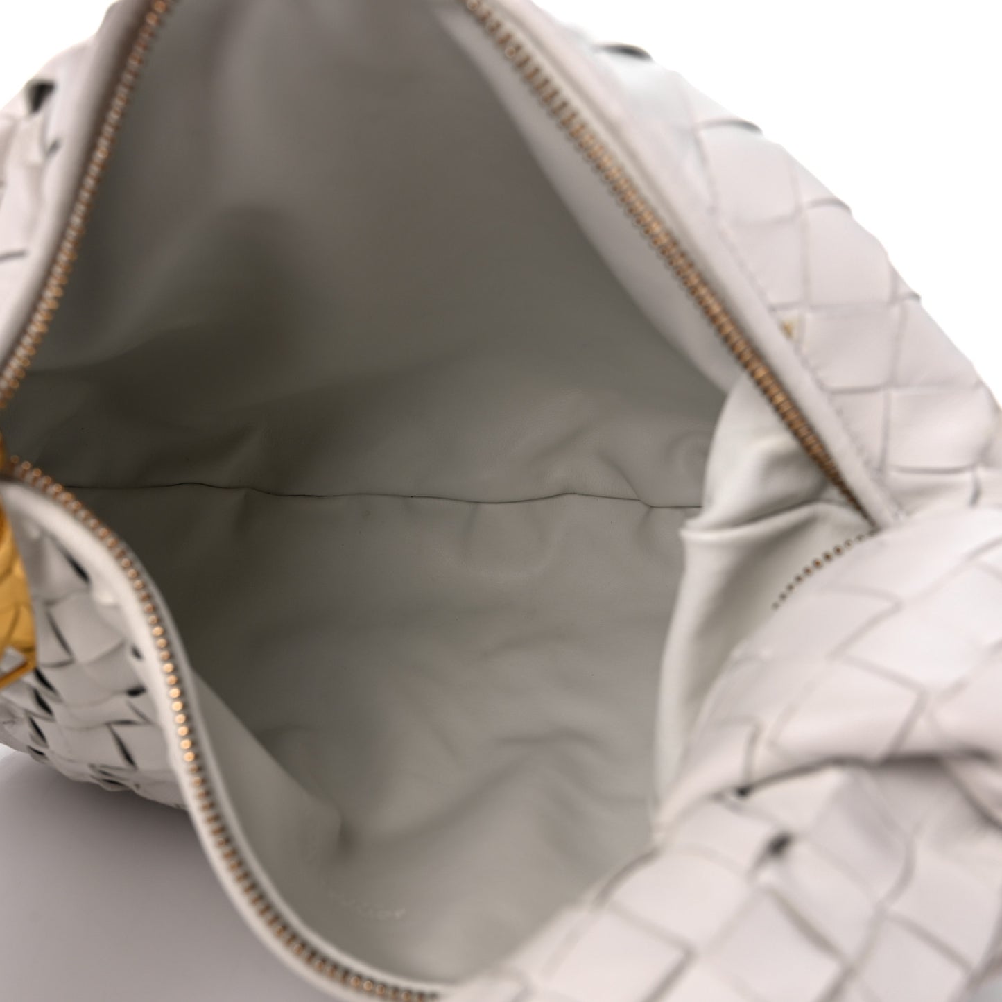 Nappa Intrecciato Teen Jodie Hobo White