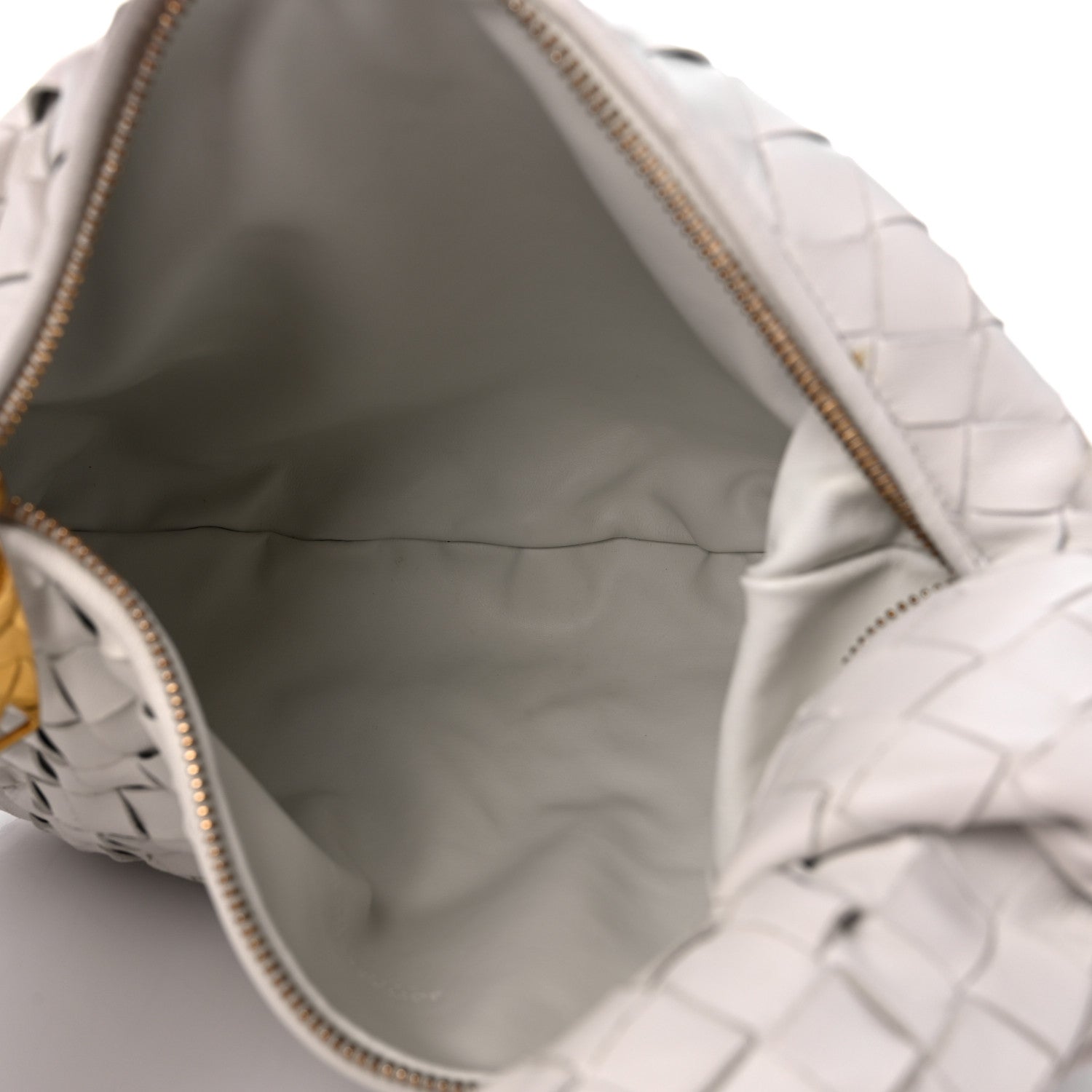 Bottega Veneta Nappa Intrecciato Teen Jodie Hobo White 5 of 9