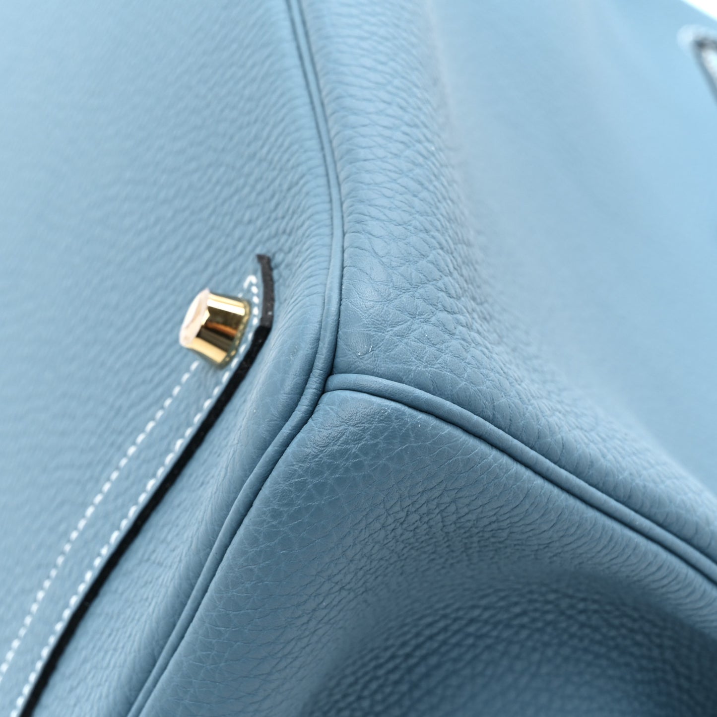 Togo Birkin 35 Blue Jean