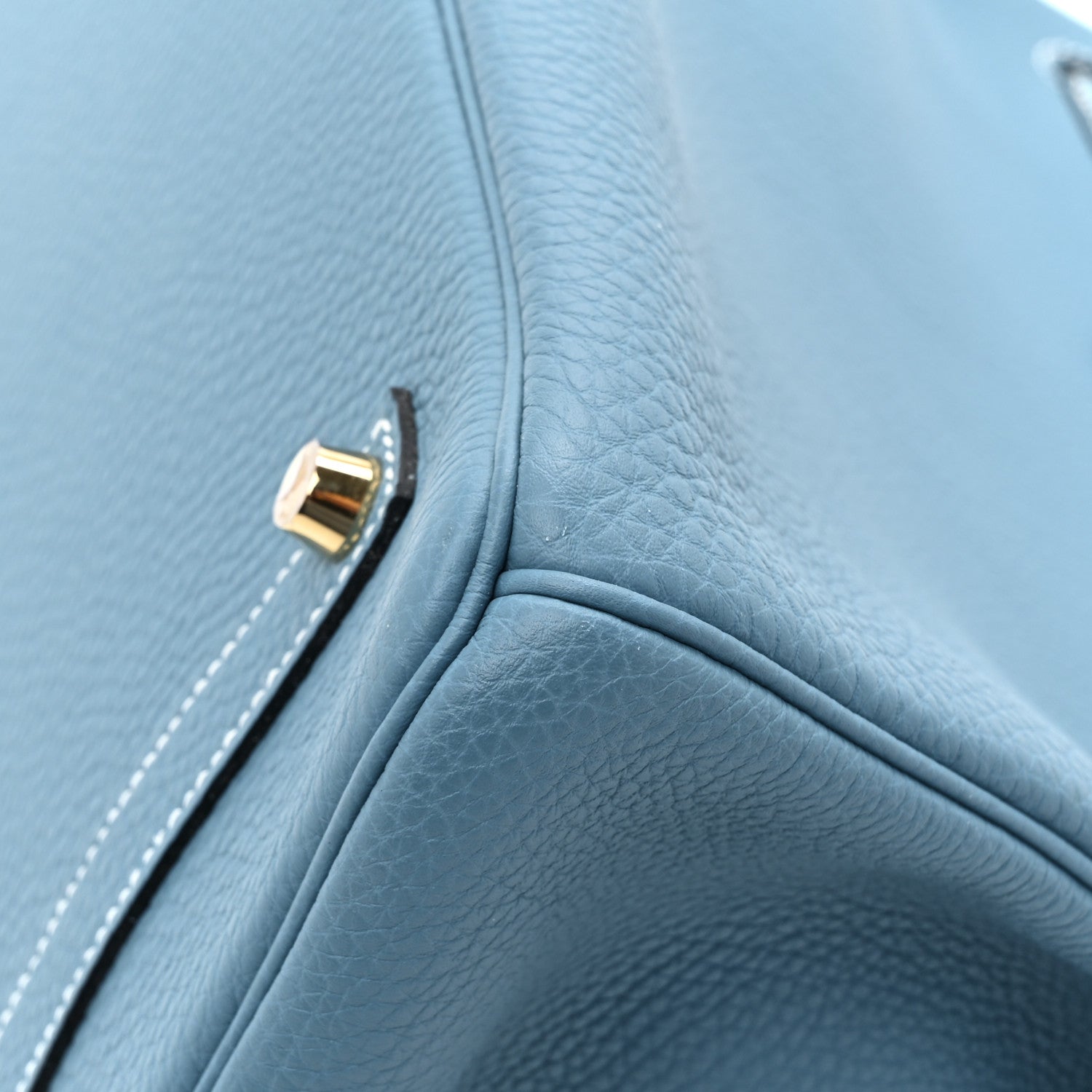 Hermes Togo Birkin 35 Blue Jean 15 of 15