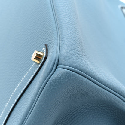 Hermes Togo Birkin 35 Blue Jean 15 of 15