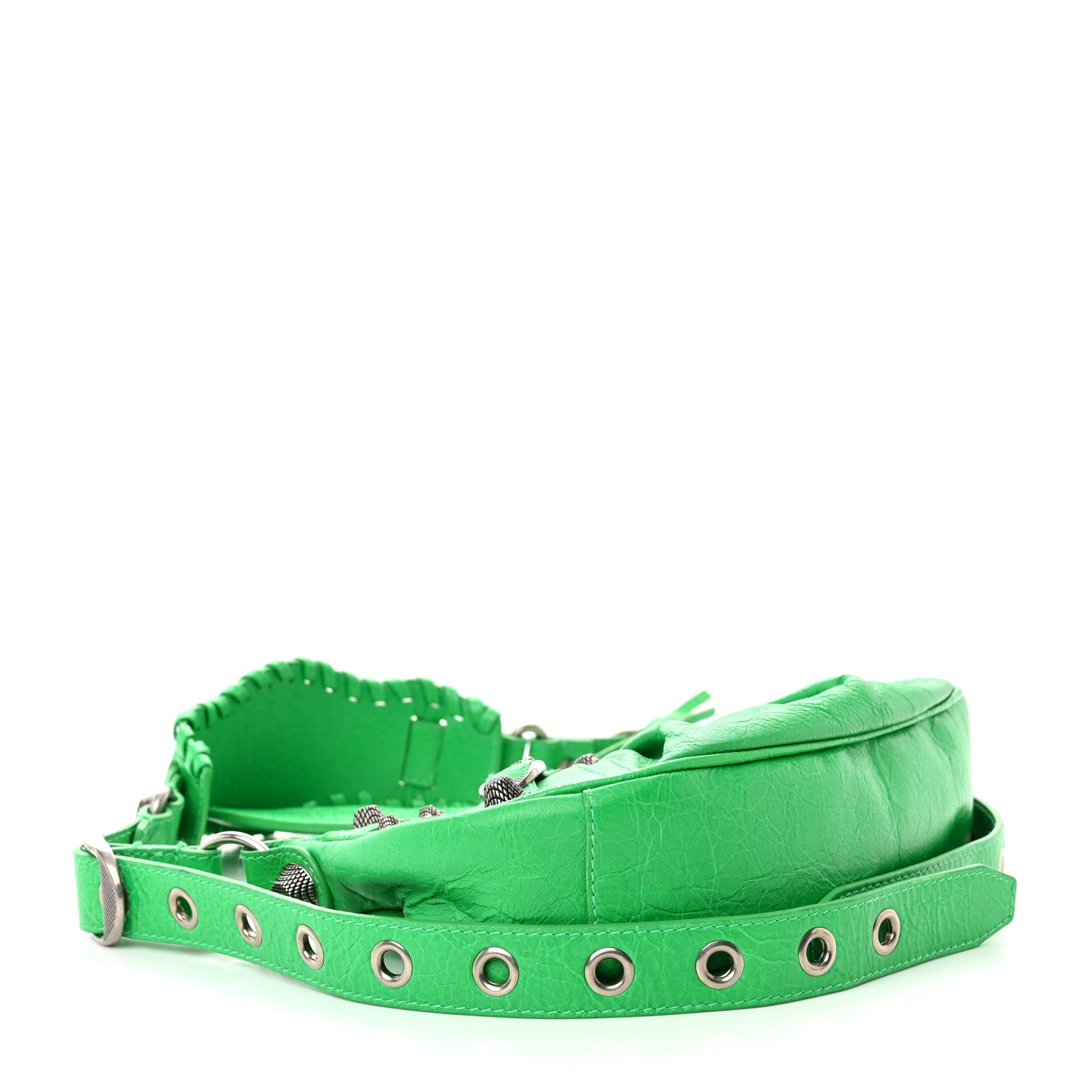 Balenciaga Agneau Arena Le Cagole Shoulder Bag XS Vivid Green 4 of 13