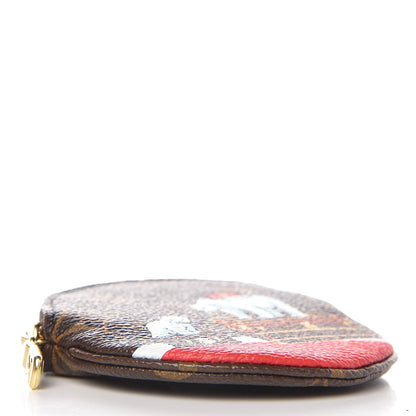 Louis Vuitton Monogram 2017 Christmas Animation Round Coin Purse 5 of 14
