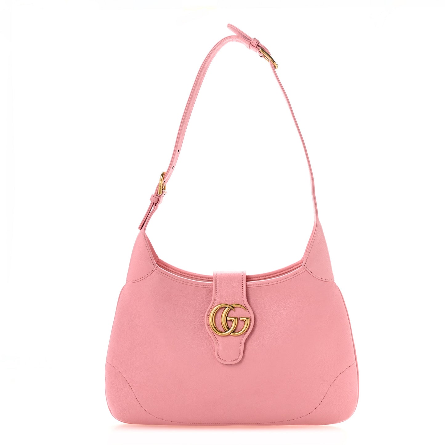 Goatskin Medium Aphrodite Shoulder Bag Wild Rose