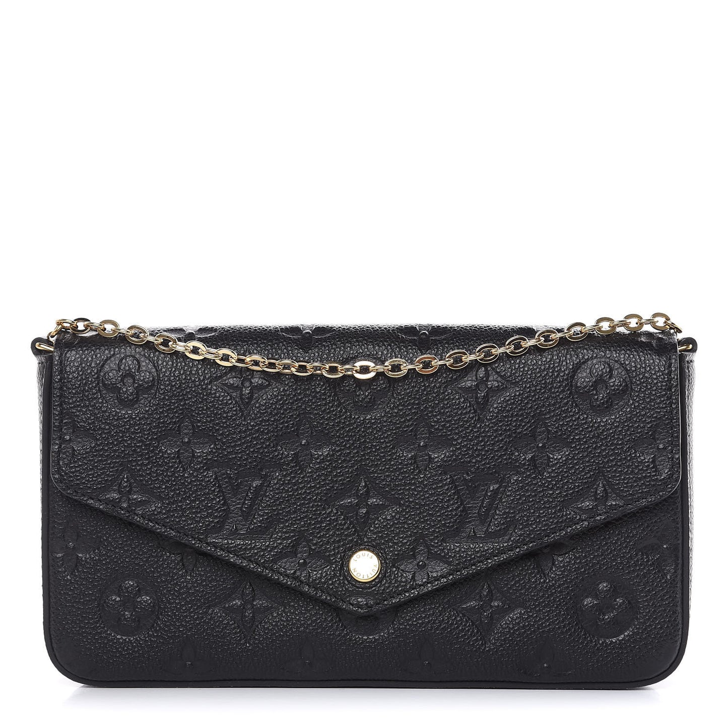 Empreinte Pochette Felicie Chain Wallet Black