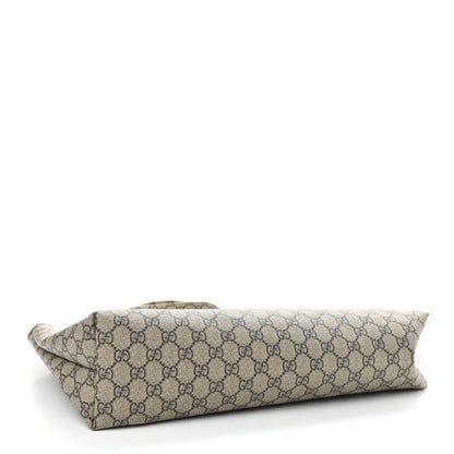 Gucci GG Plus Monogram Medium Signature Web Loop Tote Brown 4 of 12
