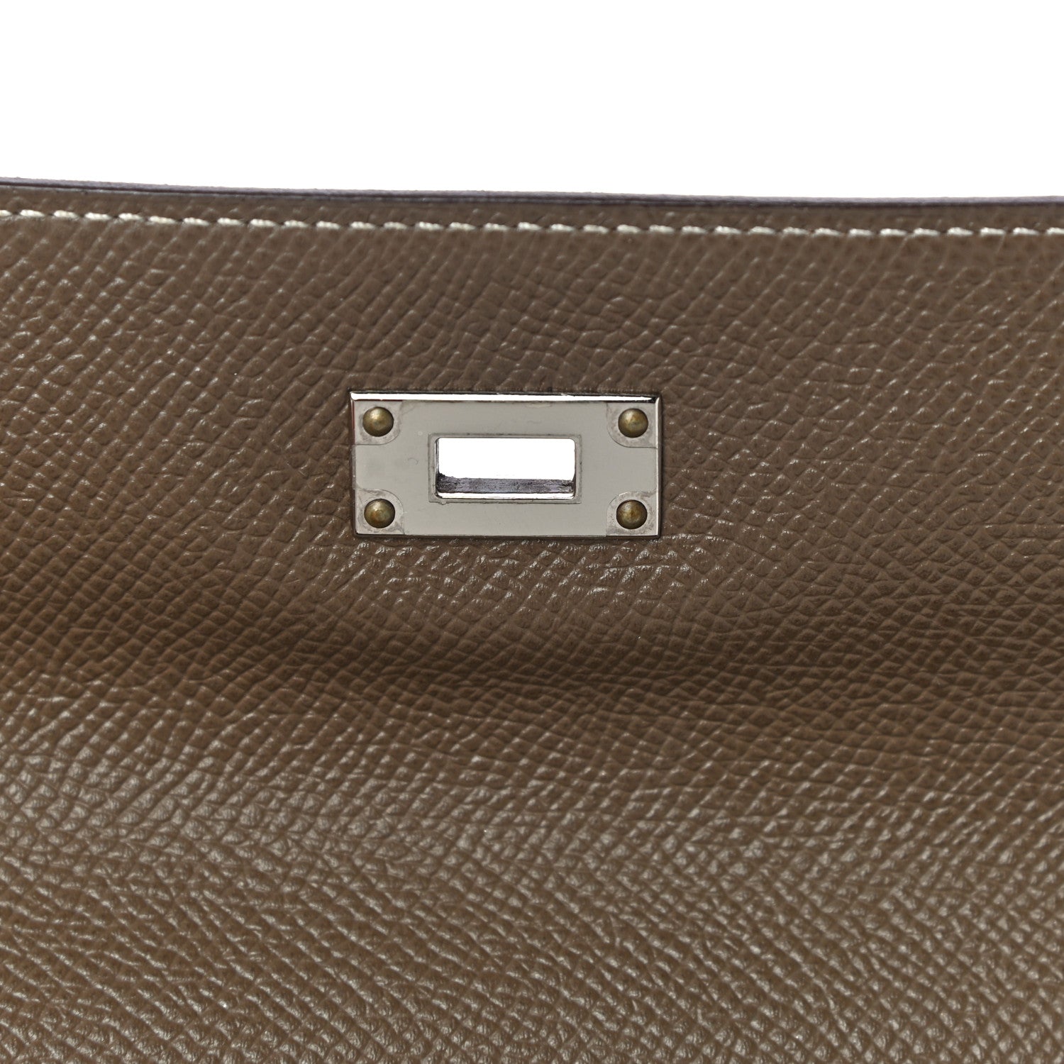 Hermes Epsom Kelly Longue Wallet Etoupe 10 of 11