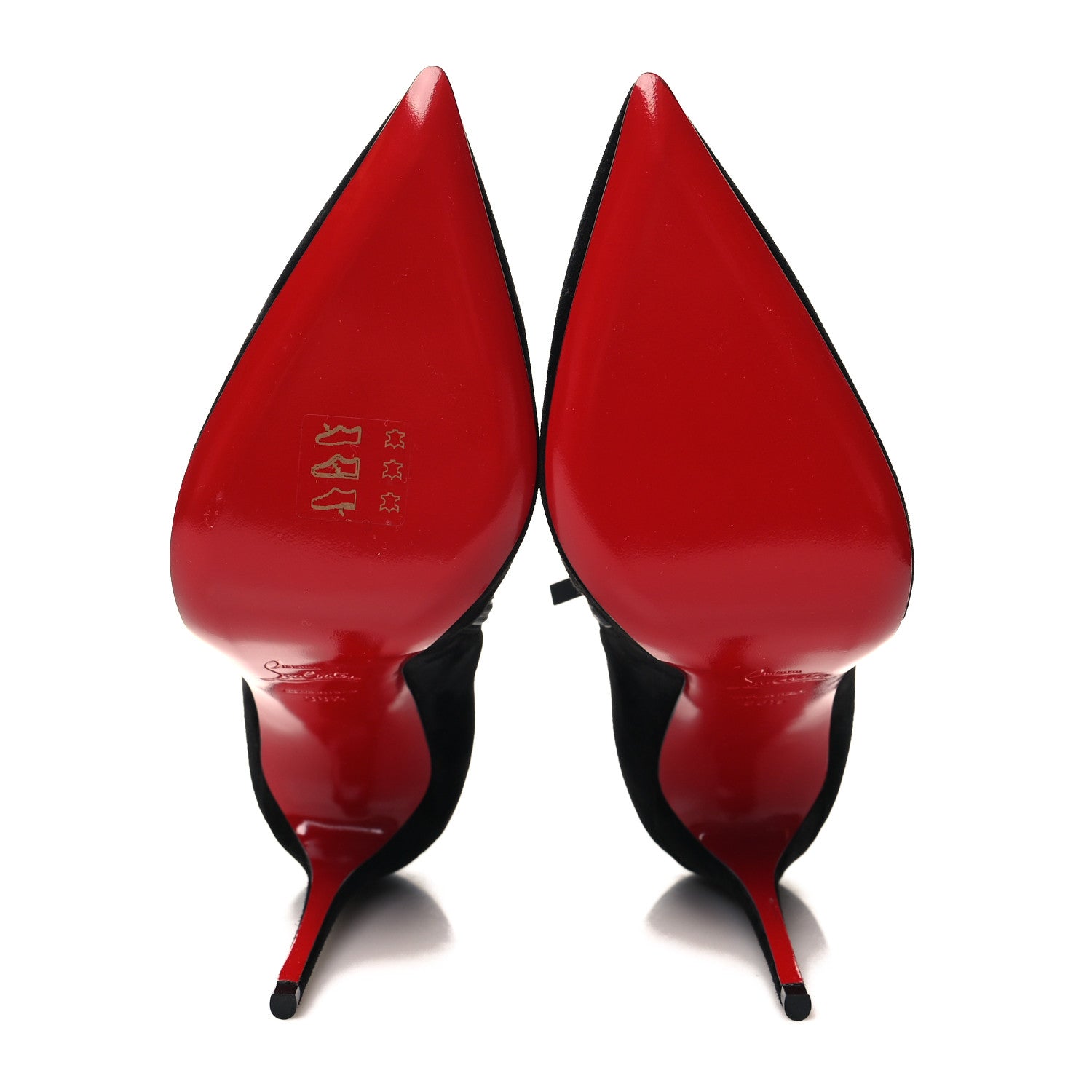Christian Louboutin Suede So Kate Booty 100 Ankle Boots 38.5 Black 5 of 8