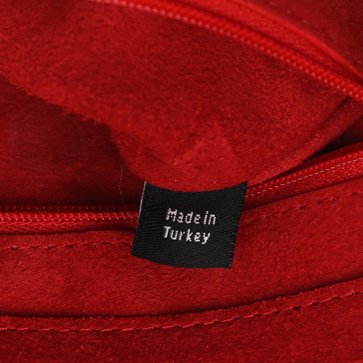 Glossy Goatskin Small Lily Flap Red