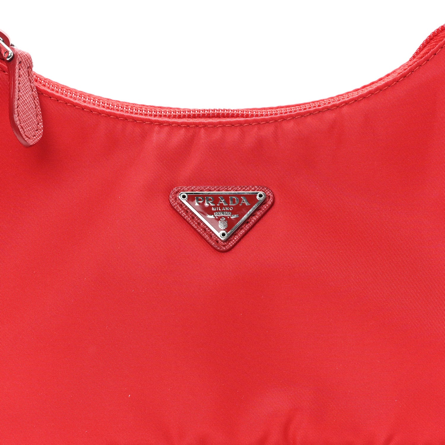 Prada Tessuto Nylon Mini Re-Edition 2000 Bag Rosso 8 of 10