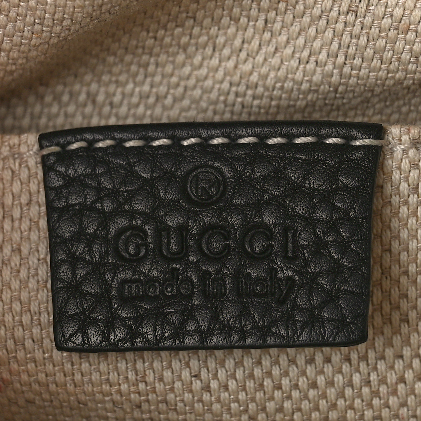 Gucci Pebbled Calfskin Mini Soho Chain Bag Black 6 of 11