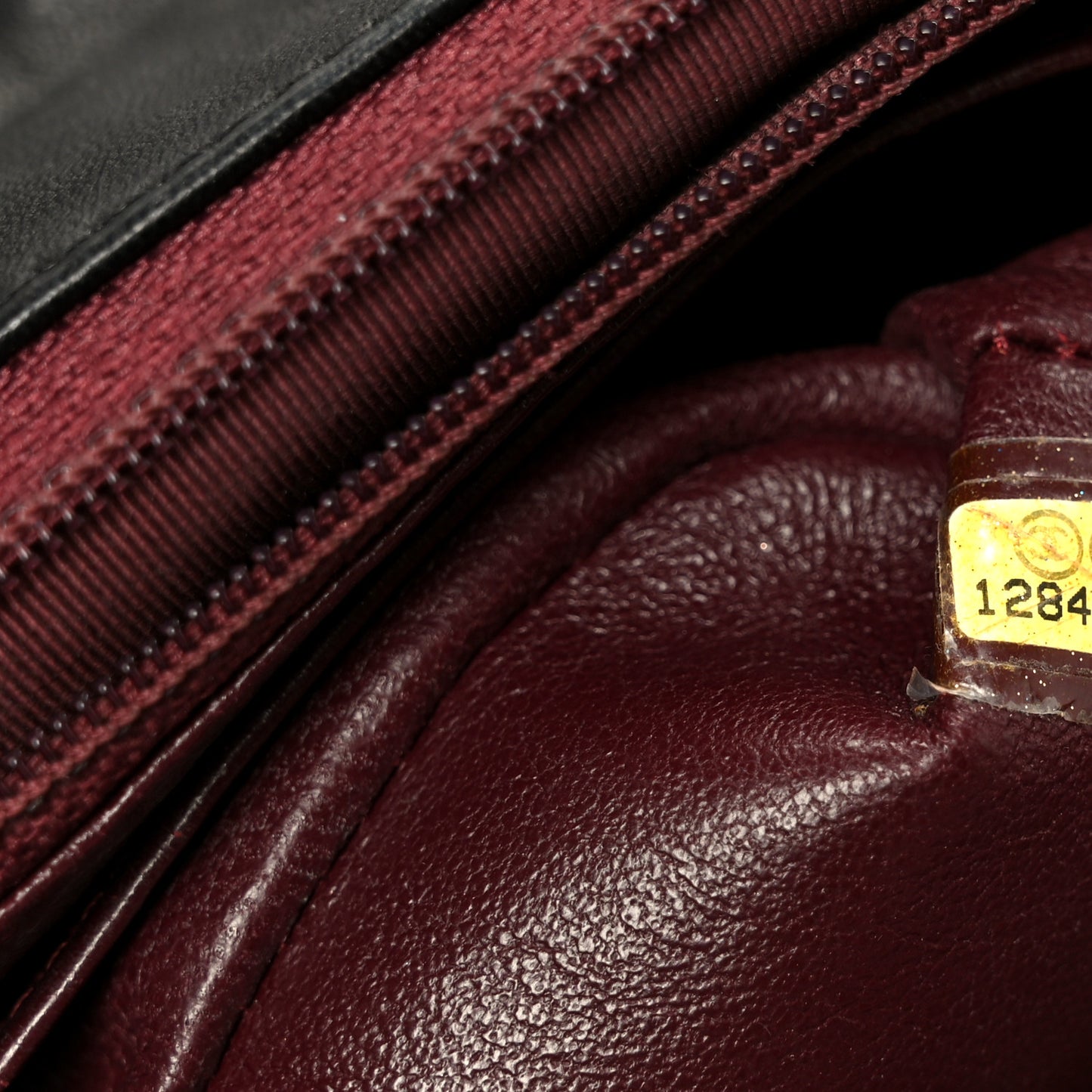 Lambskin Quilted Jumbo Single Flap Black