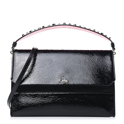 Christian Louboutin Patent Loubiblues Paris Clutch Bag Black 1 of 4