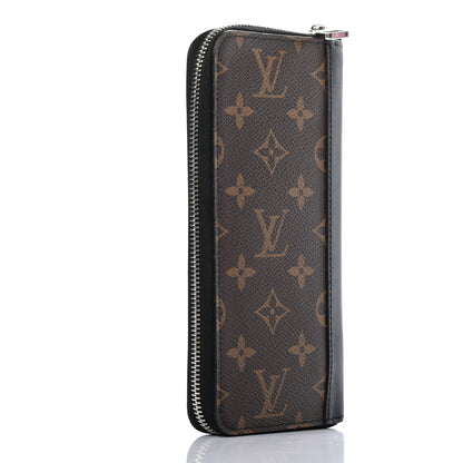 Louis Vuitton Monogram Macassar Vertical Zippy Wallet 3 of 6