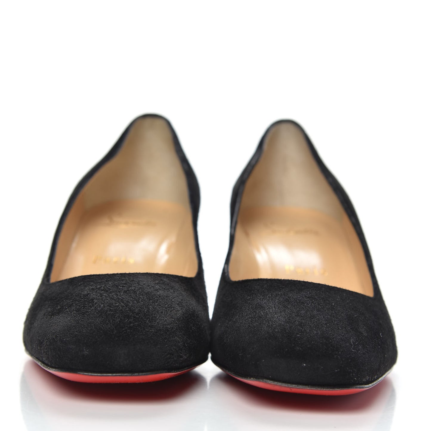 Veau Velours Donna Studs 55 Pumps 36.5 Black