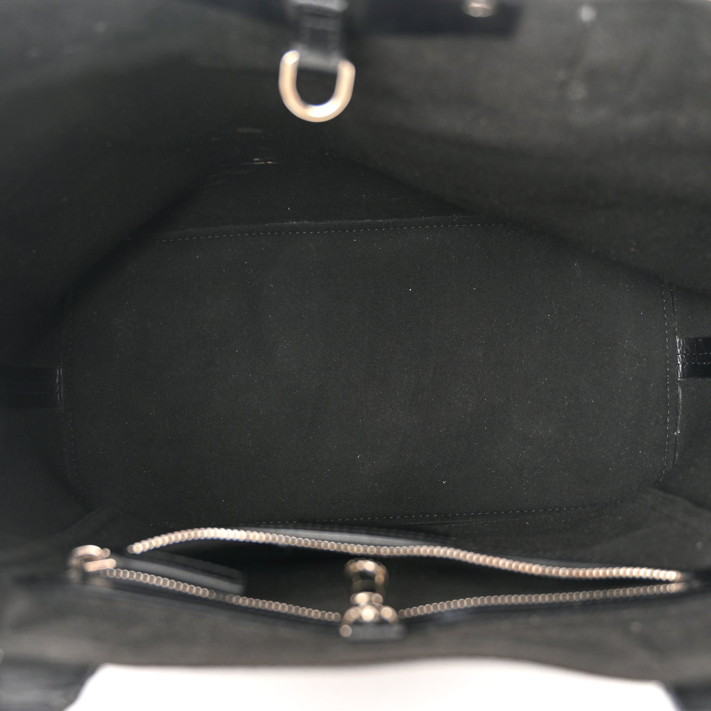Calfskin Medium Antigona Whipstitch Handle Tote Black